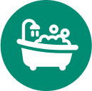 清洗活動圖示